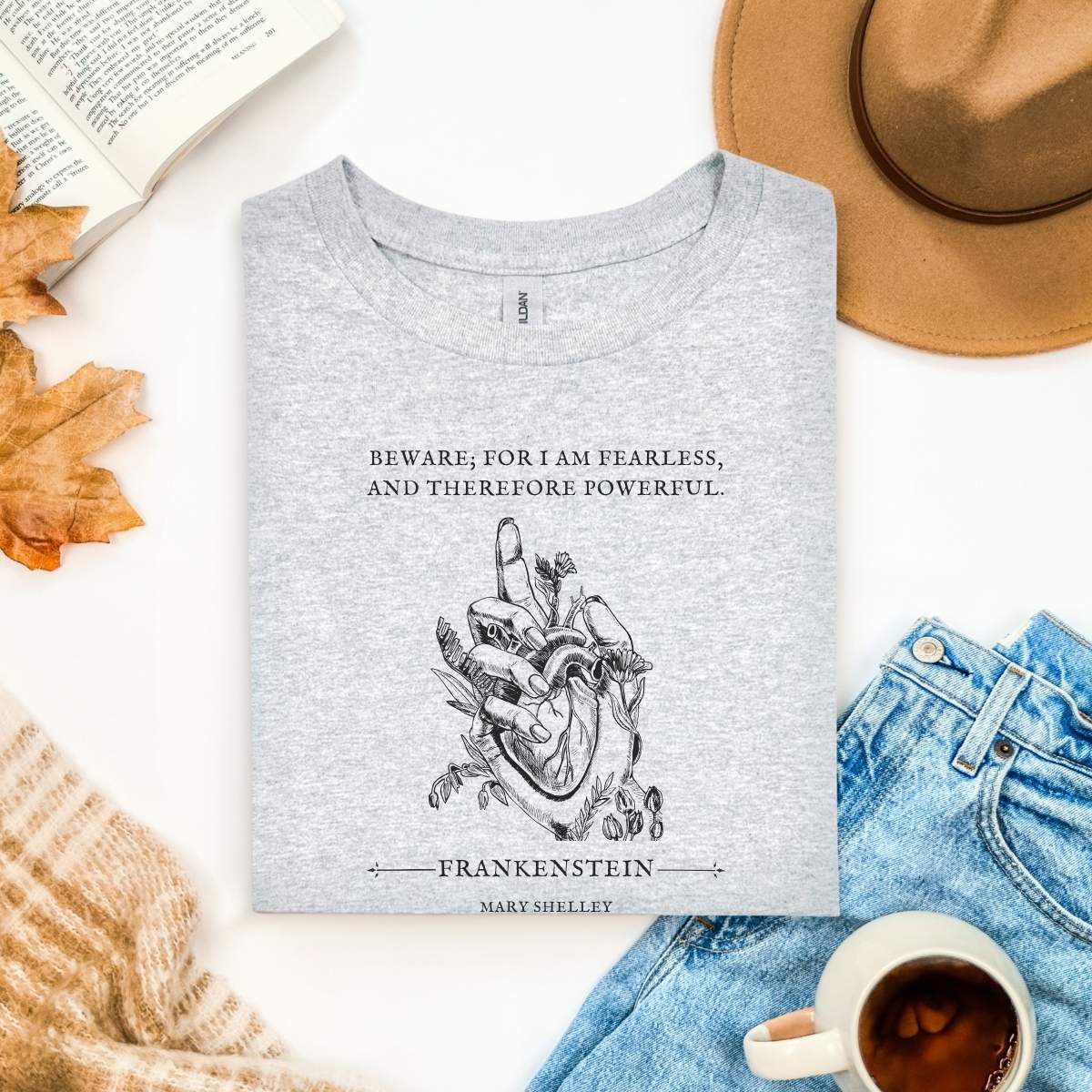 Frankenstein Shirt | Dark Academia Soft 100% Cotton Tee