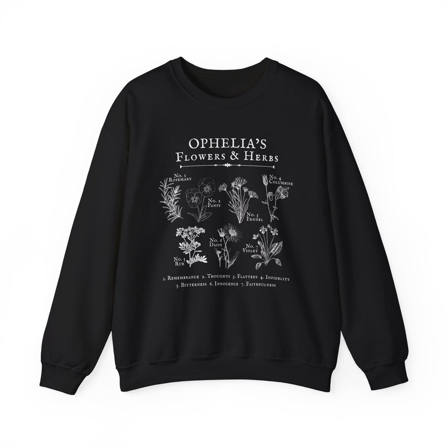 Ophelia Flowers Sweatshirt