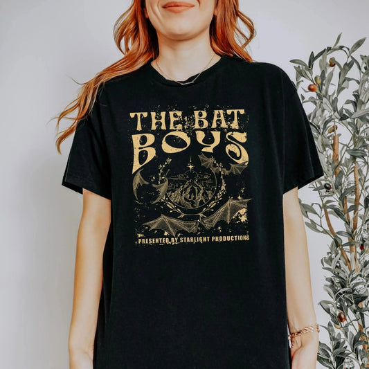 Bat Boys Romantasy Shirt | Book Lover Soft 100% Cotton Tee