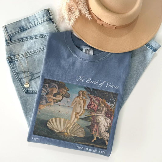 Birth of Venus Shirt | Botticelli Comfort Colors® 100% Cotton Tee