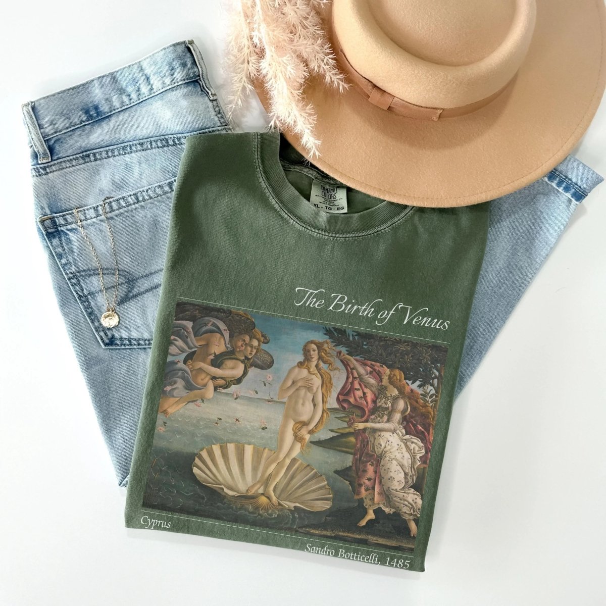 Birth of Venus Shirt | Botticelli Comfort Colors® 100% Cotton Tee