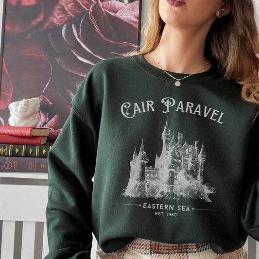 Cair Paravel Sweatshirt | Book Lover Cotton Blend Crewneck