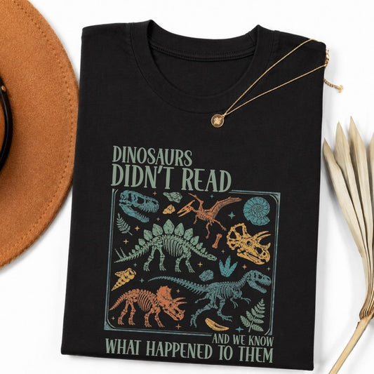 Dinosaur Reading Tee