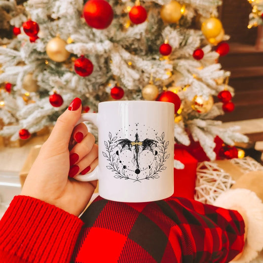 Dragon Rider Ceramic Mug | Romantasy Book Lover Gift
