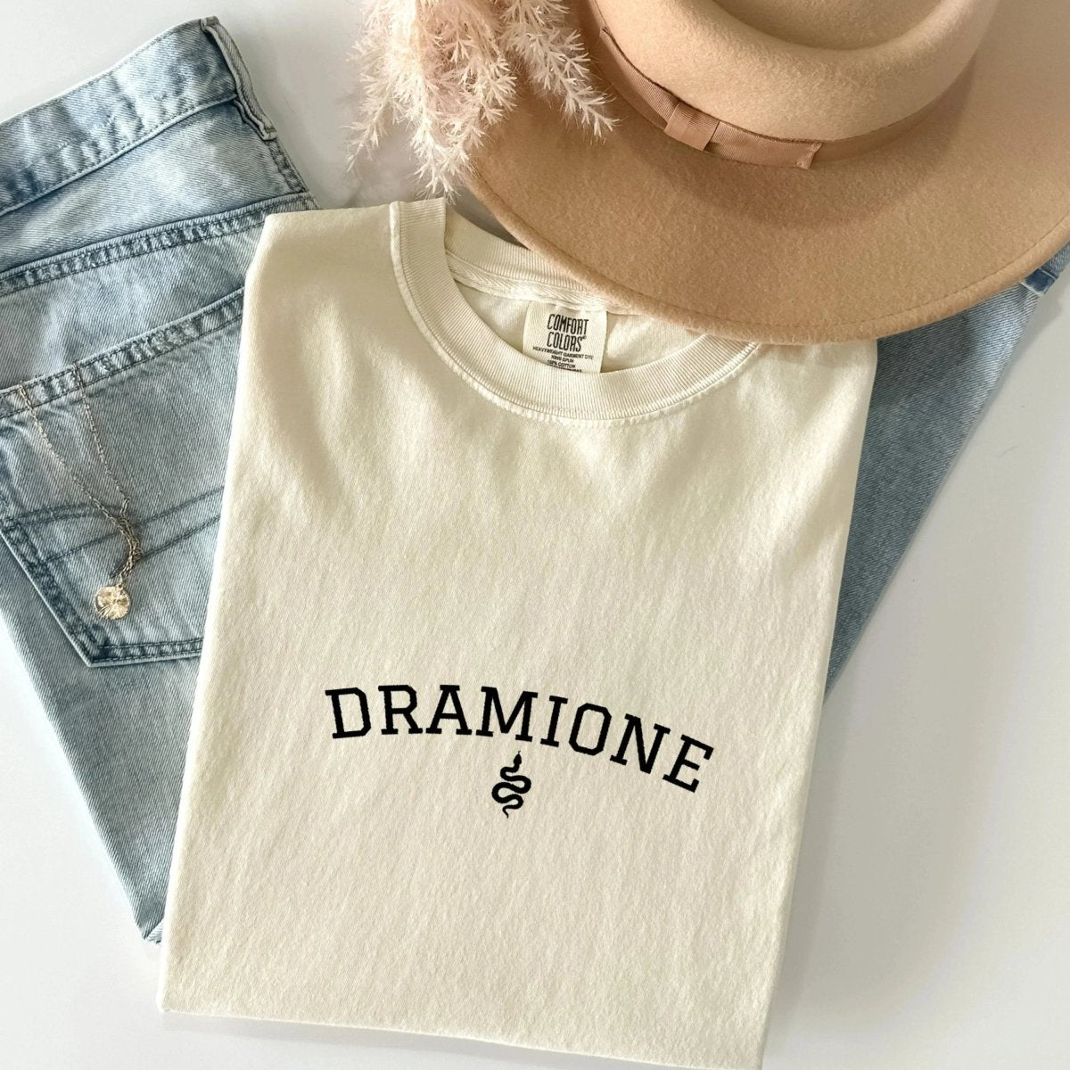 Dramione Fanfic Shirt | Comfort ColorsĀ® Embroidered Cotton Tee