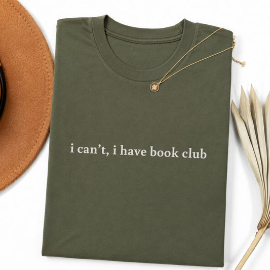 Funny Book Club Tee