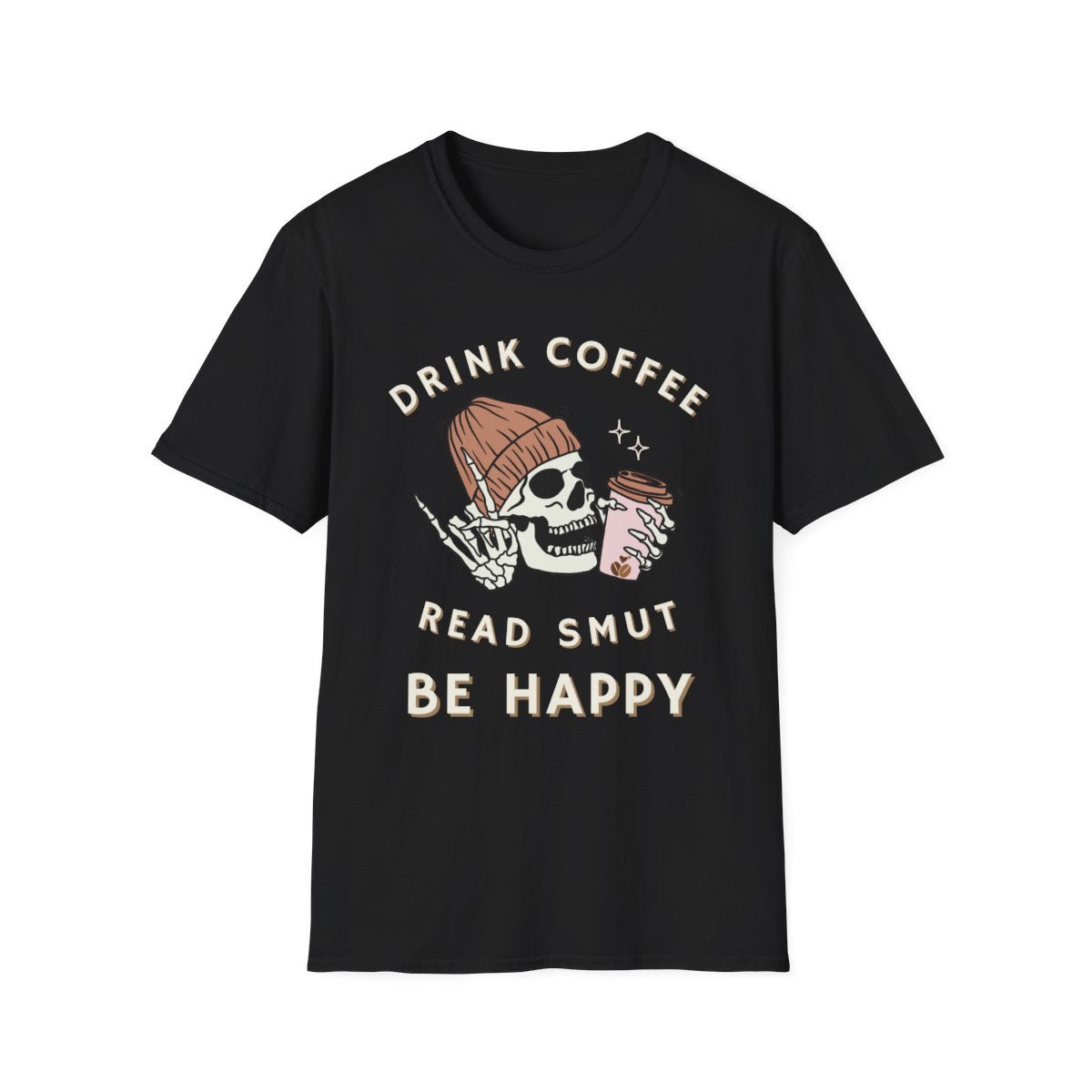 Funny Smut Coffee Shirt | Book Lover Soft 100% Cotton Tee