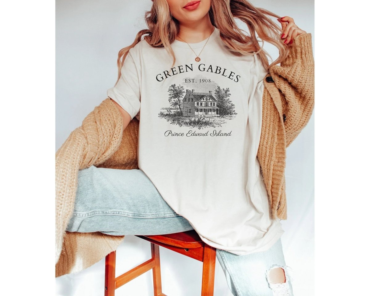 Green Gables Shirt | Book Lover Soft 100% Cotton Tee