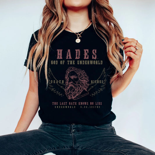 Hades Greek God Shirt | Greek Myth Comfort Colors® 100% Cotton Tee