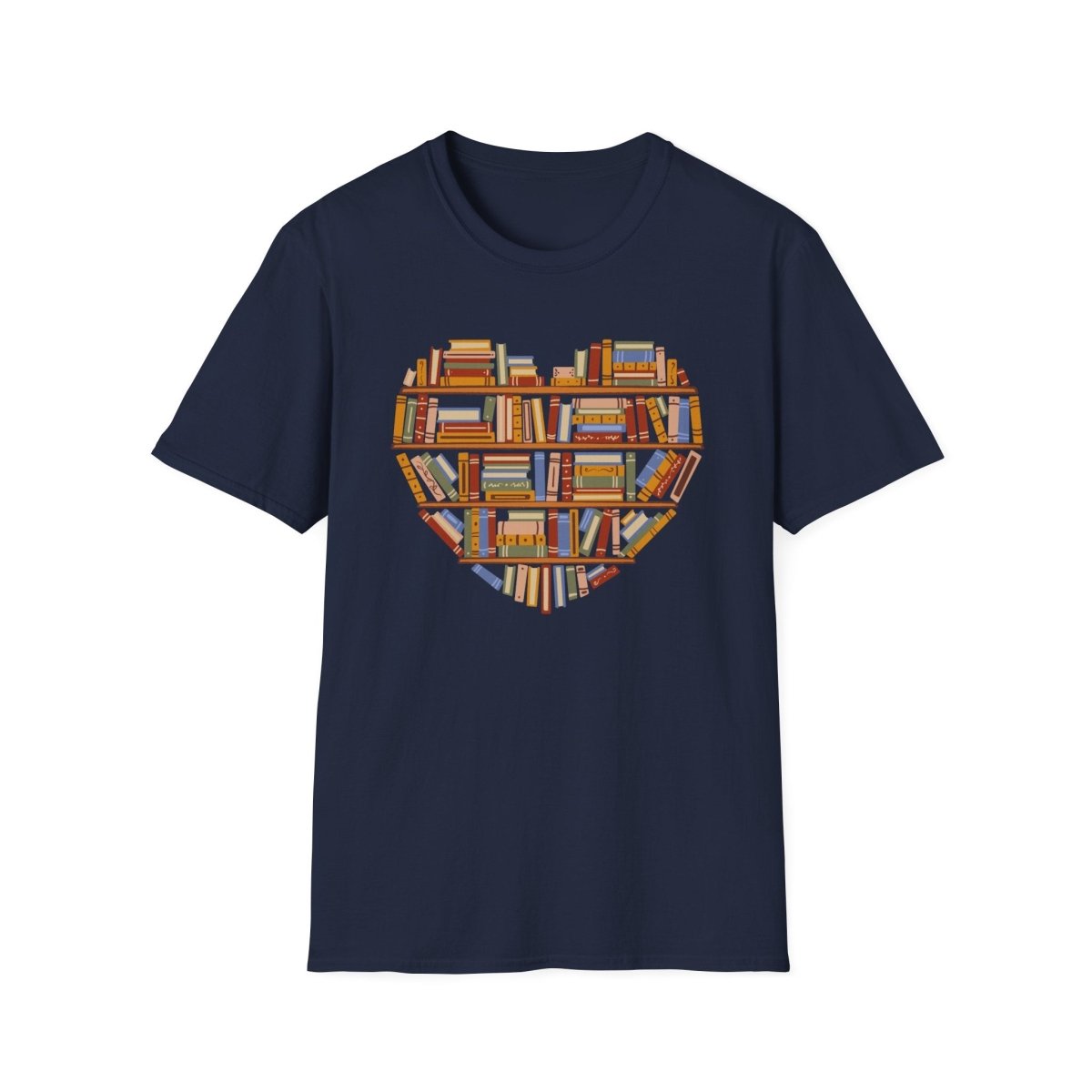 Heart Book Lover Tshirt