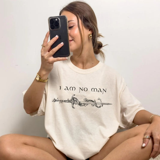 I Am No Man Shirt | Fantasy Comfort Colors® 100% Cotton Tee