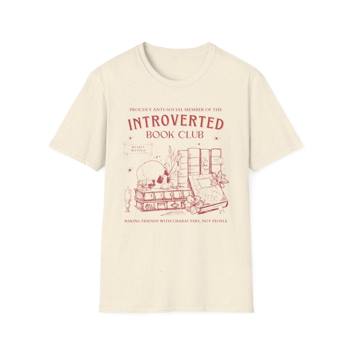 Introvert Book Club Tshirt