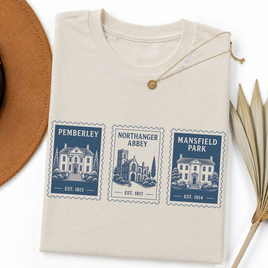 Jane Austen Stamps Tee