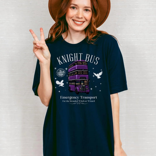 Knight Bus Shirt | Fantasy Soft 100% Cotton Tee