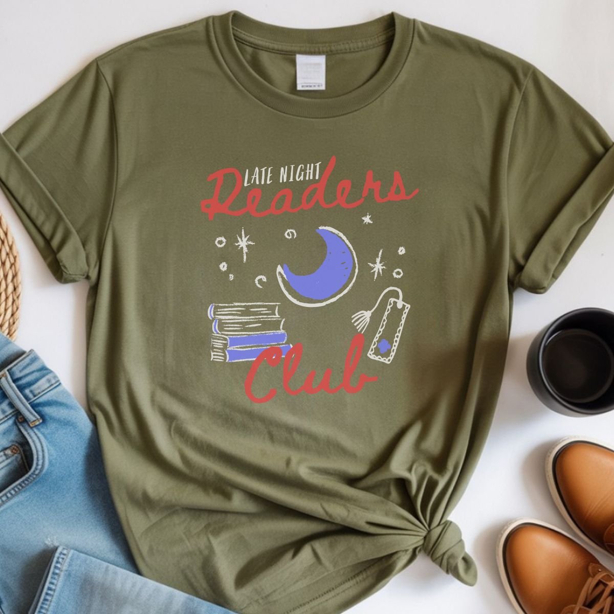 Late Night Readers Club Tee