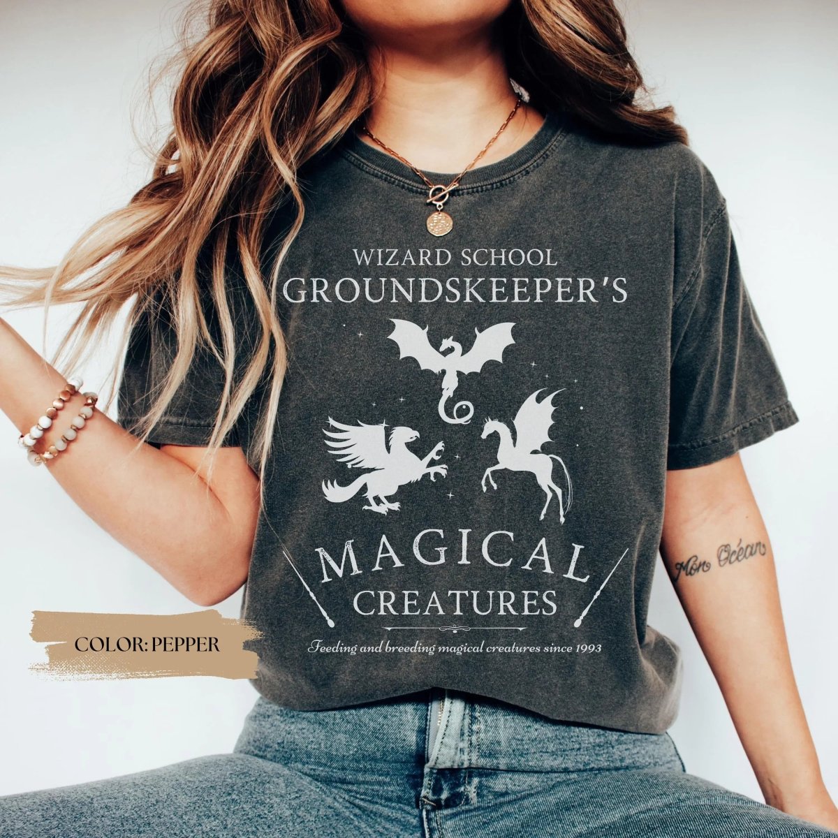 Magical Creatures Shirt | Fantasy Comfort Colors® 100% Cotton Tee