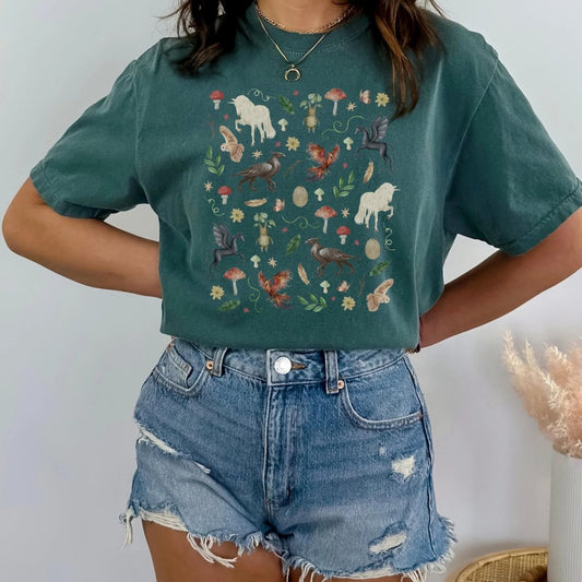 Magical Creatures Shirt | Fantasy Soft 100% Cotton Tee