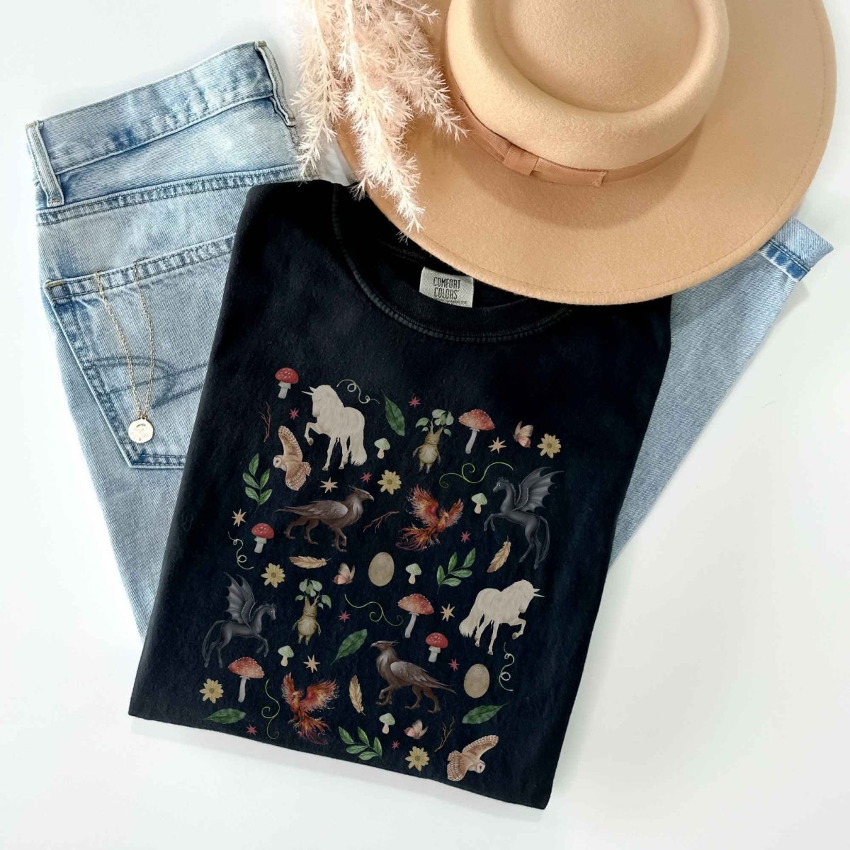 Magical Creatures Shirt | Fantasy Soft 100% Cotton Tee