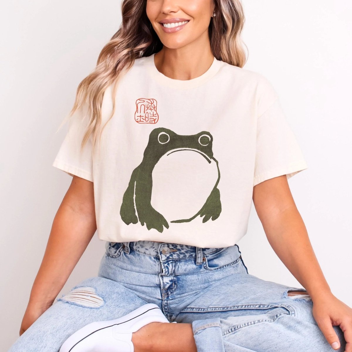 Matsumoto Hoji Frog Shirt | Japnaese Art Soft 100% Cotton Tee