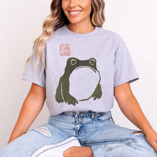 Matsumoto Hoji Frog Shirt | Japnaese Art Soft 100% Cotton Tee