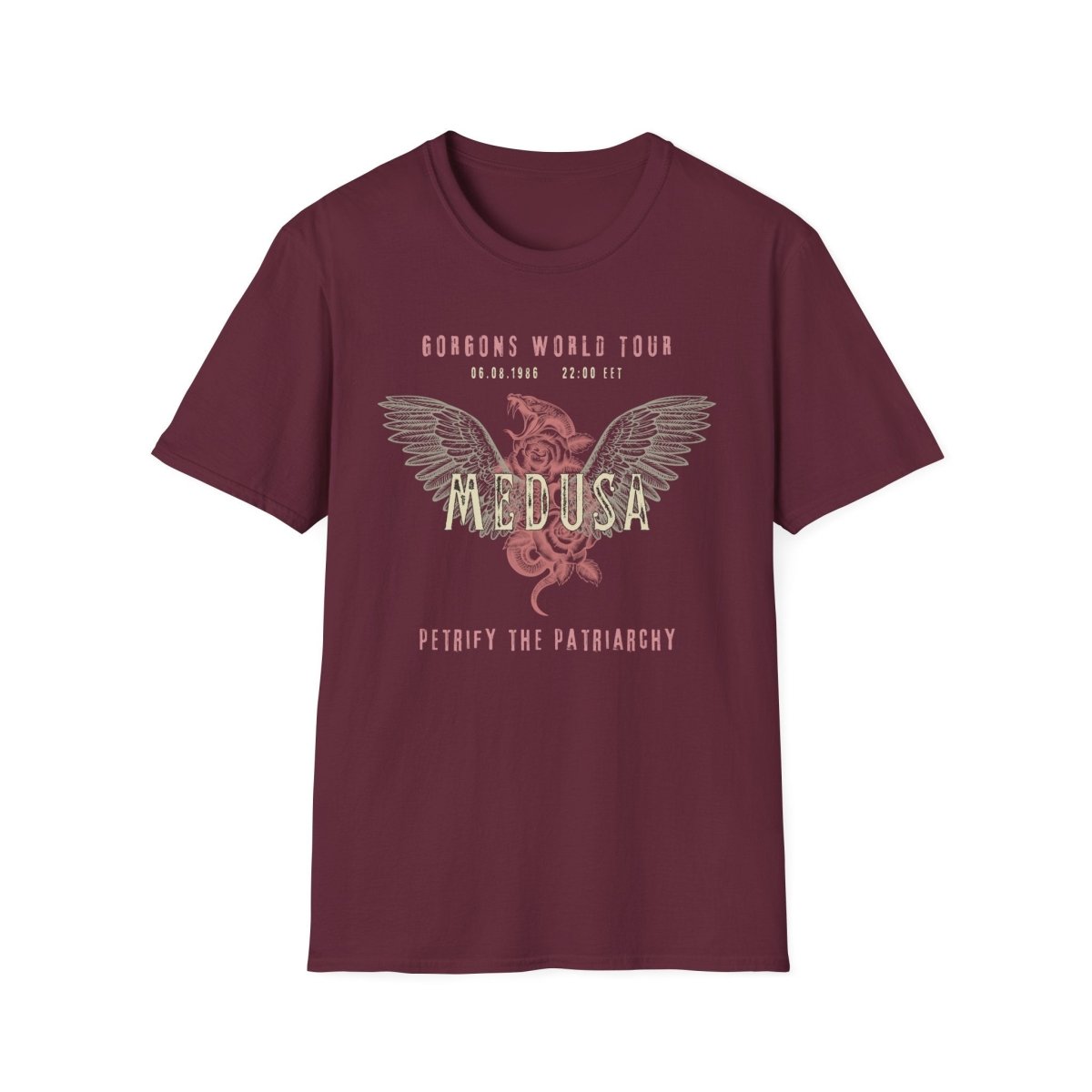 Medusa Band Shirt | Feminist Soft 100% Cotton Tee