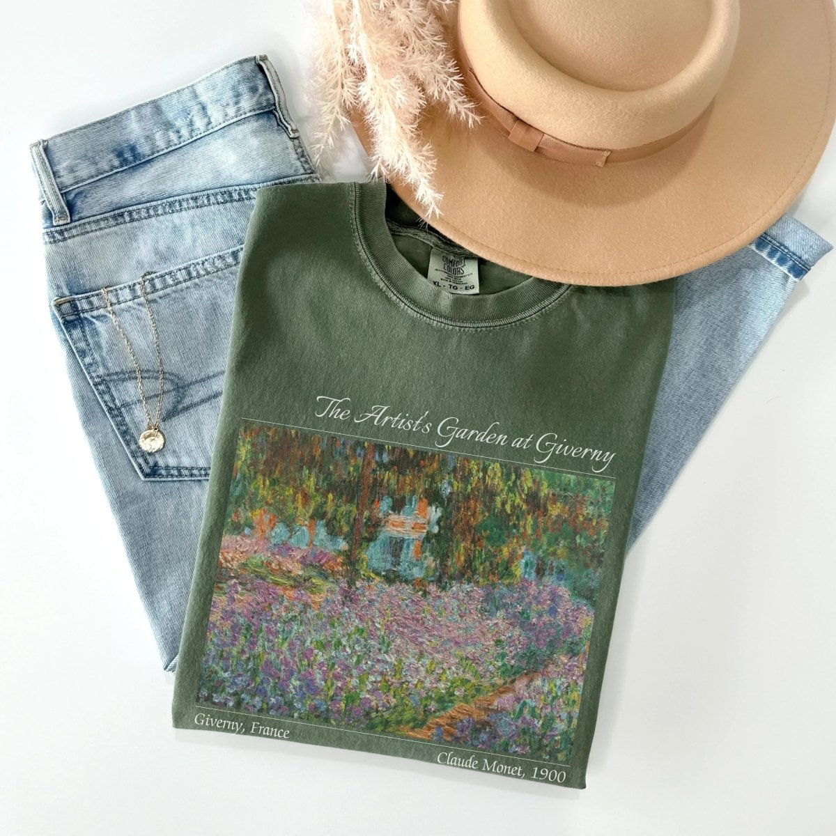 Monet Artist's Garden at Giverny Shirt | Comfort Colors® Cotton Tee
