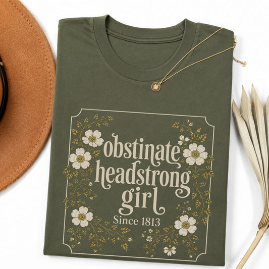 Obstinate Headstrong Girl Floral Tee