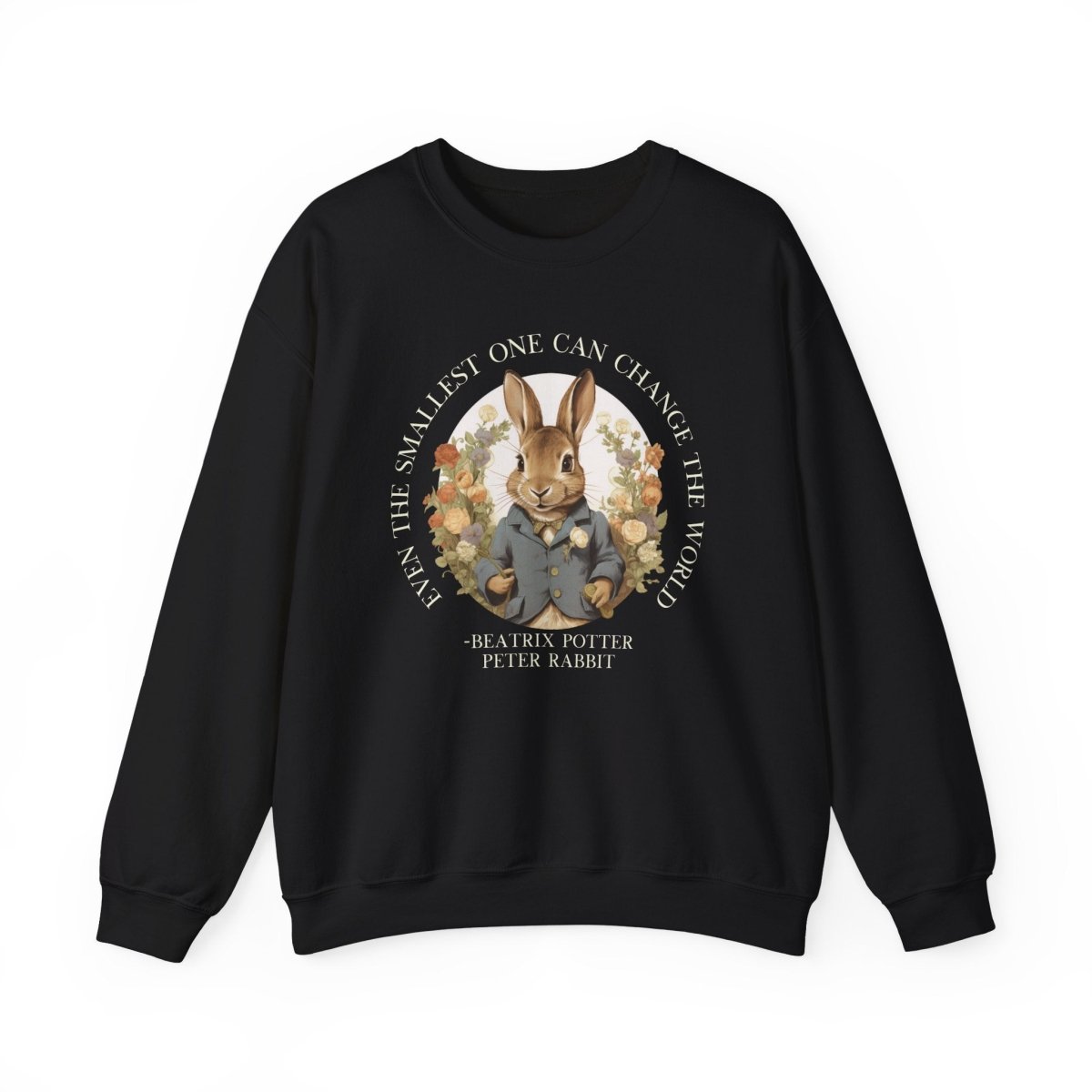 Peter Rabbit Sweatshirt | Book Lover Cotton Blend Crewneck