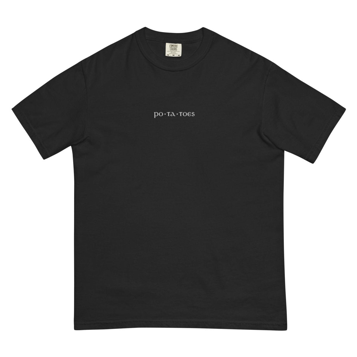Po ta toes Embroidered Shirt | Fantasy Comfort Colors® 100% Cotton Tee