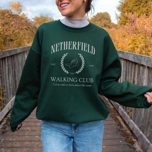 Pride and Prejudice Netherfield Sweatshirt | Cotton Blend Crewneck