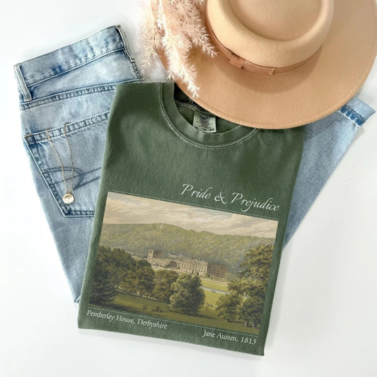 Pride and Prejudice Pemberley Shirt | Comfort Colors® 100% Cotton Tee