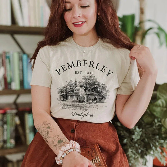 Pride and Prejudice Pemberley Shirt | Soft 100% Cotton Tee