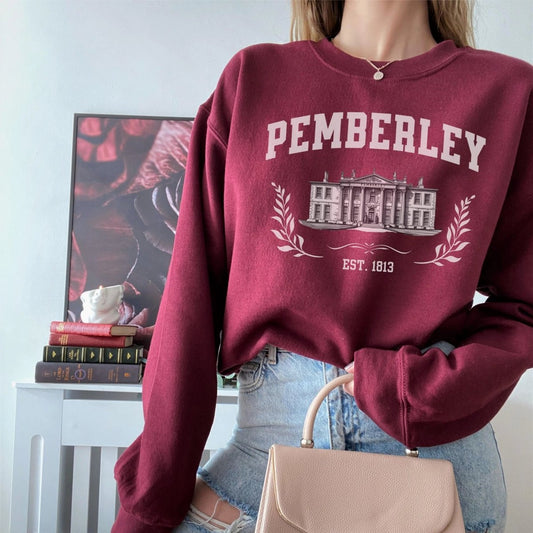 Pride and Prejudice Pemberley Sweatshirt | Cotton Blend Crewneck
