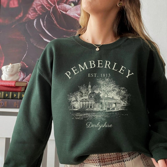 Pride and Prejudice Pemberley Sweatshirt | Cotton Blend Crewneck
