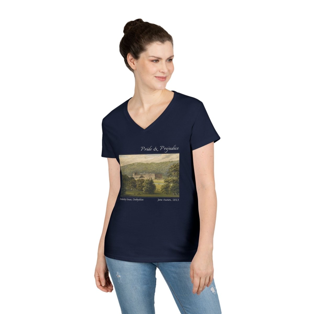 Pride and Prejudice V Neck Tee