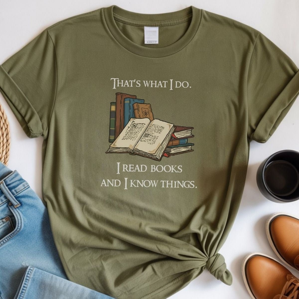 Read Books and Know Things Tee