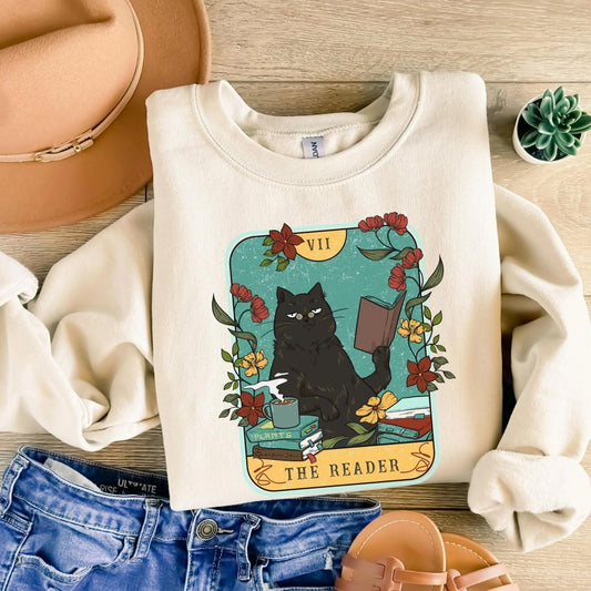 Reader Cat Sweatshirt