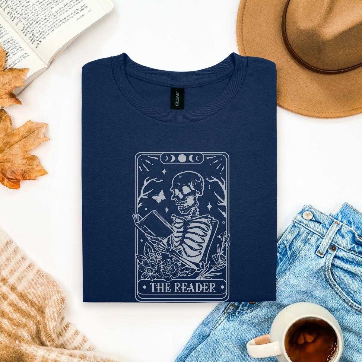 Reader Tarot Shirt | Book Lover Soft 100% Cotton Tee