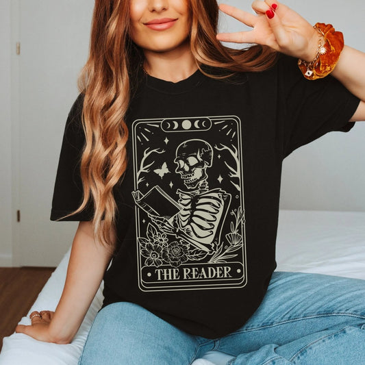 Reader Tarot Shirt | Book Lover Soft 100% Cotton Tee