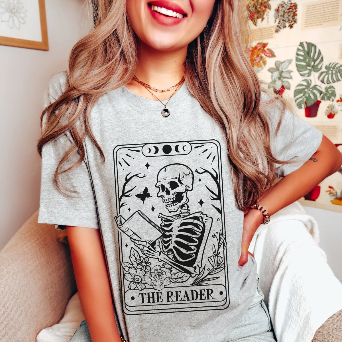 Reader Tarot Shirt | Book Lover Soft 100% Cotton Tee
