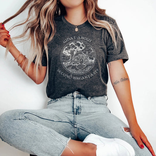 Second Breakfast Shirt | Fantasy Soft 100% Cotton Tee