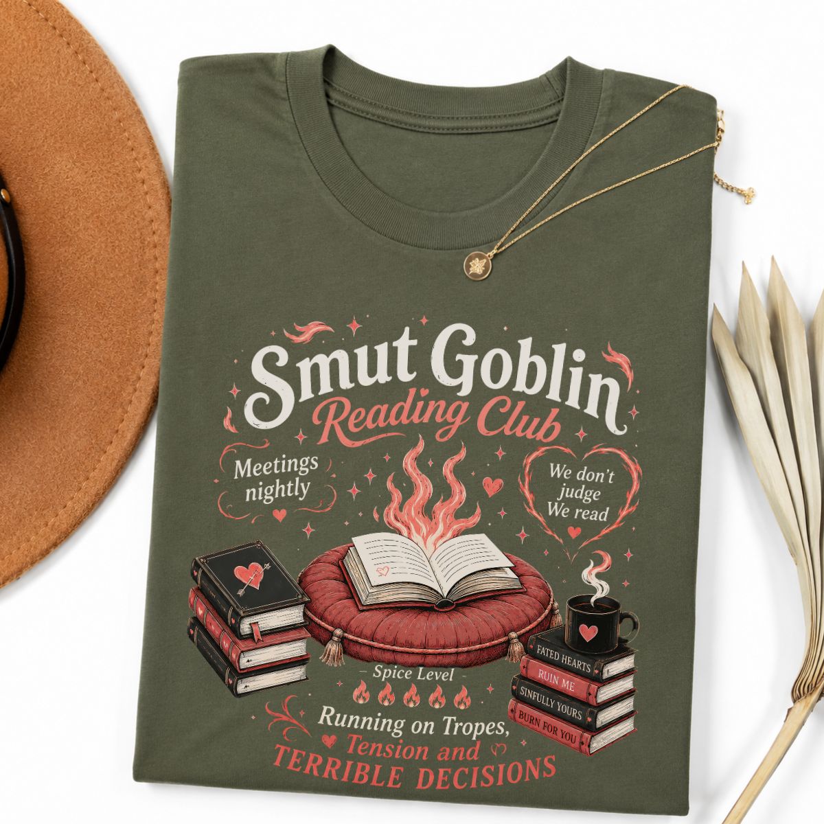 Smut Goblin Reading Club Tee