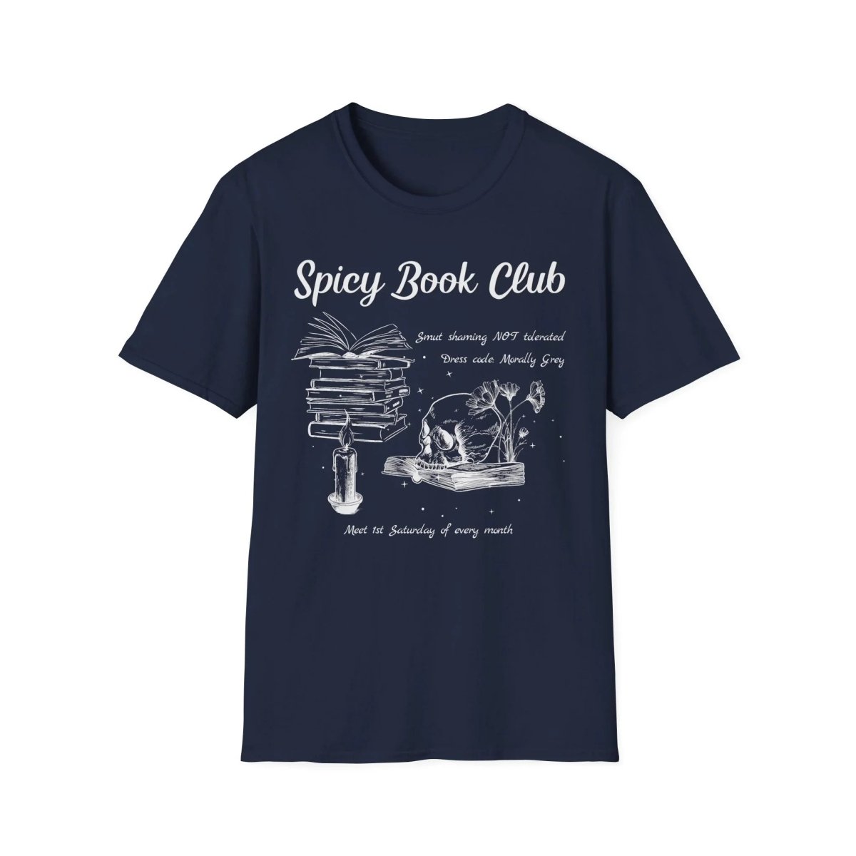 Spicy Book Club Shirt | Smut Book Lover Soft 100% Cotton Tee