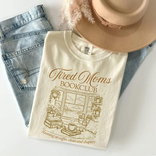 Tired Moms Bookclub Tee