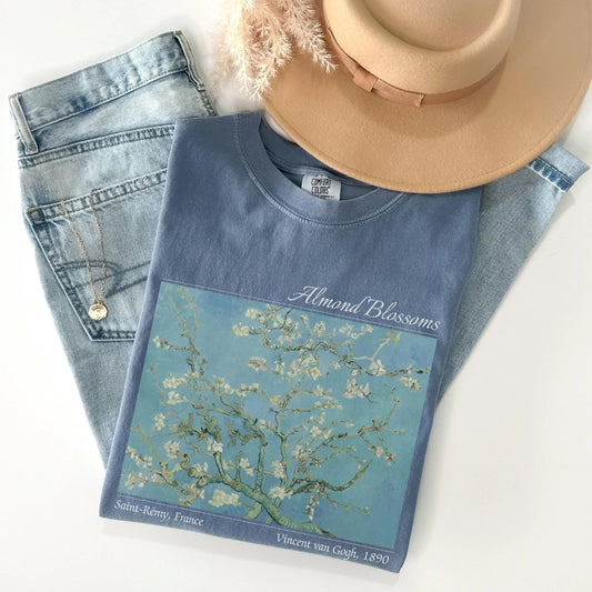 Van Gogh Almond Blossom Shirt | Art Comfort Colors® Cotton Tee