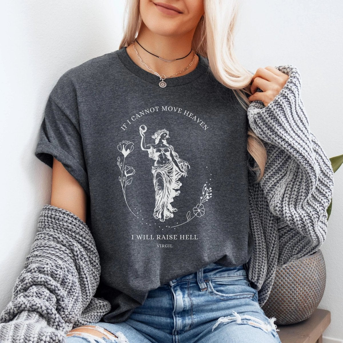 Virgil Quote Shirt | Dark Academia Soft 100% Cotton Tee