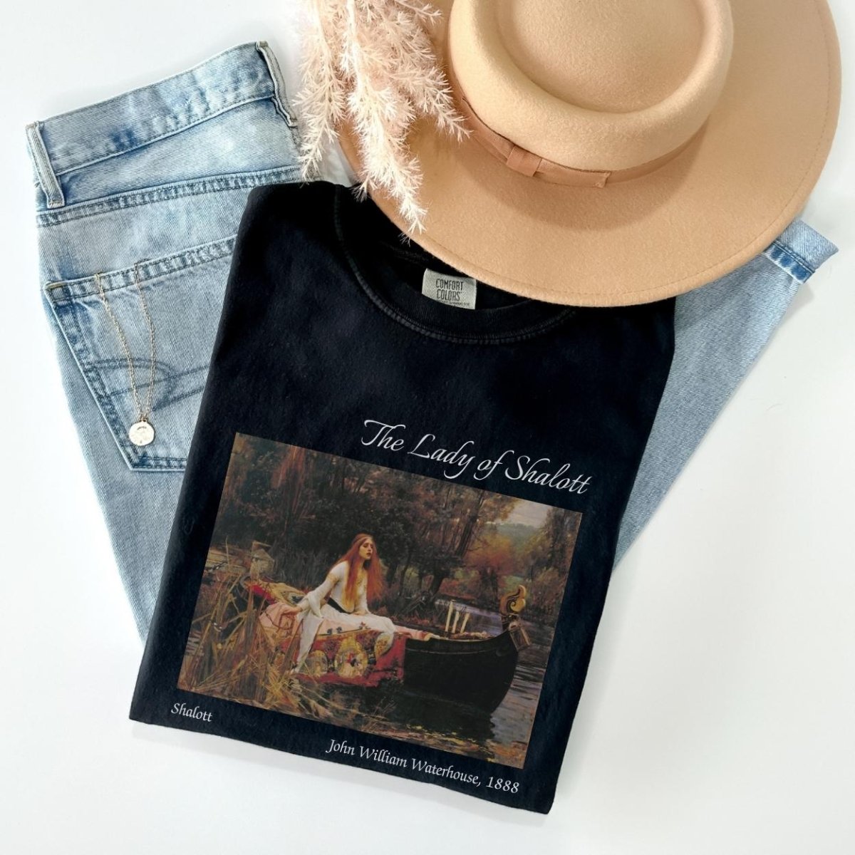 Waterhouse Lady of Shalott Shirt | Comfort Colors® 100% Cotton Tee