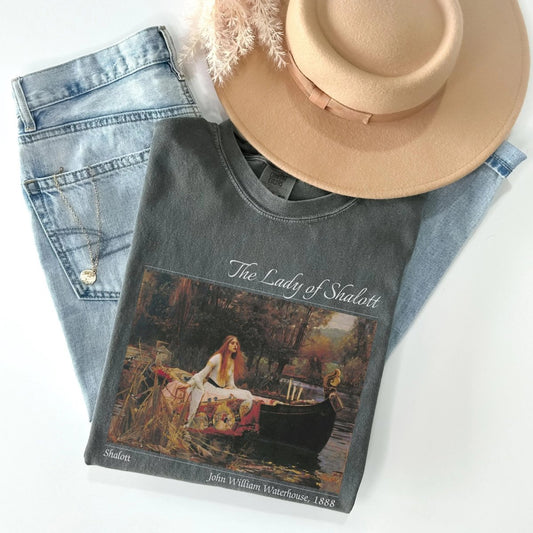 Waterhouse Lady of Shalott Shirt | Comfort Colors® 100% Cotton Tee