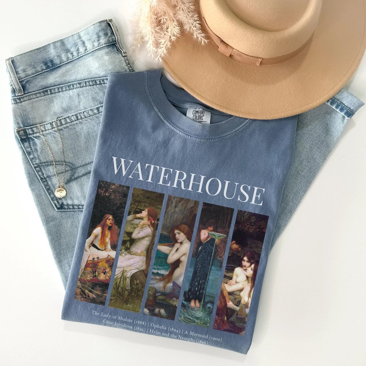 Waterhouse Painting Shirt | Art Comfort Colors® 100% Cotton Tee
