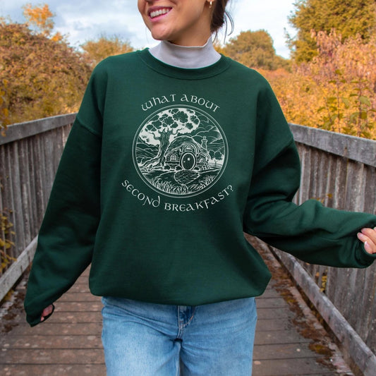 What About Second Breakfast Sweatshirt | Cotton Blend Crewneck
